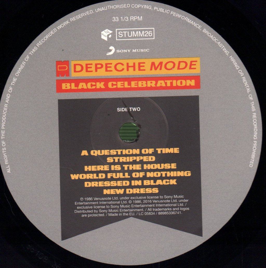 Depeche Mode - Black Celebration - Lp