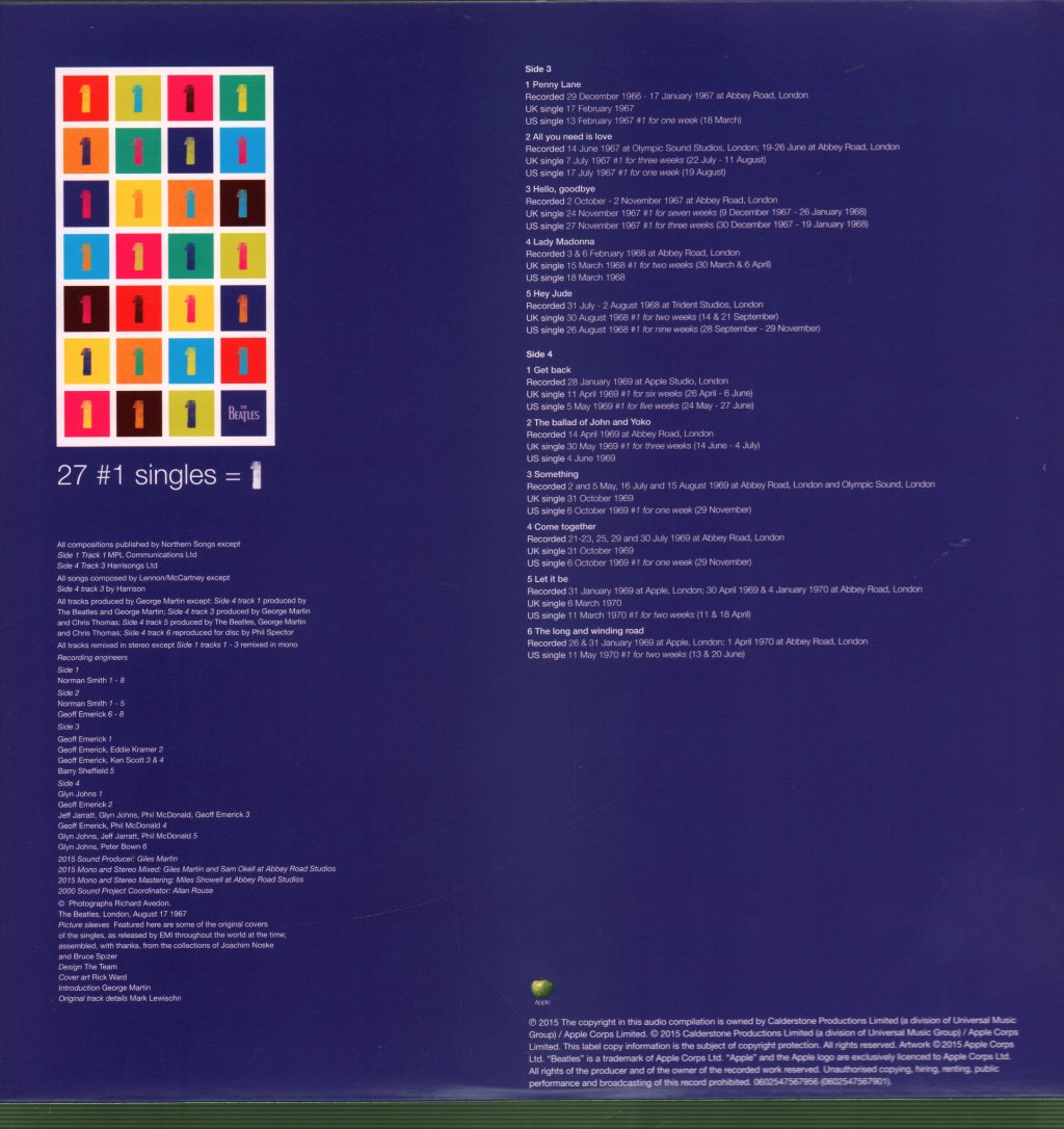 Beatles - 1 - Double Lp