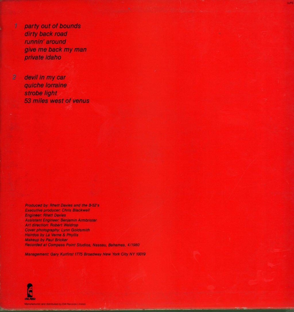 B-52's - Wild Planet - Lp