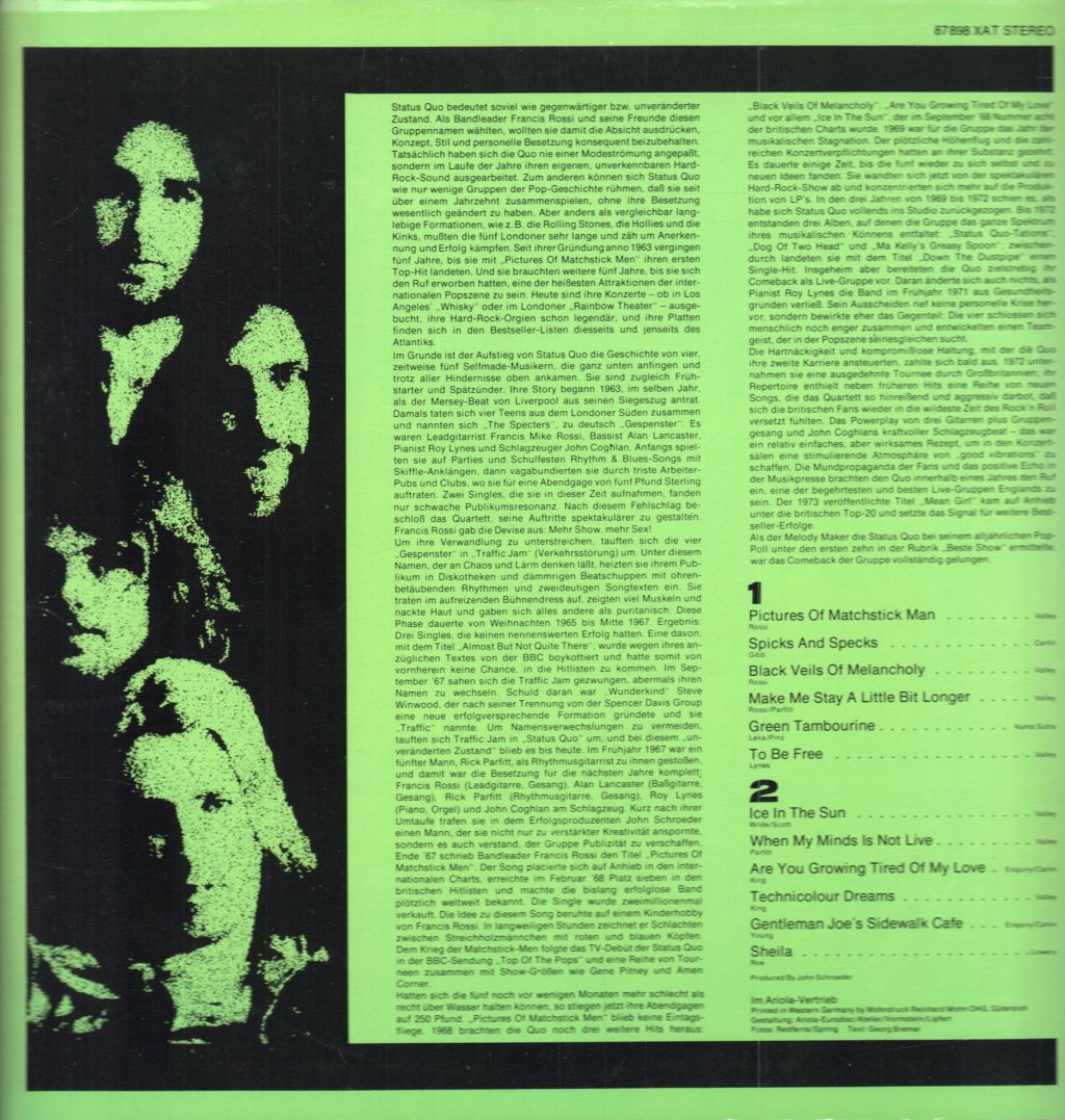 Status Quo - Status Quotations - Lp