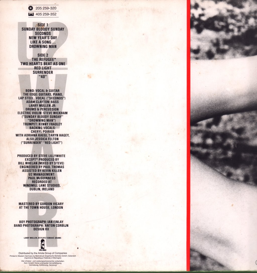 U2 - War - Lp