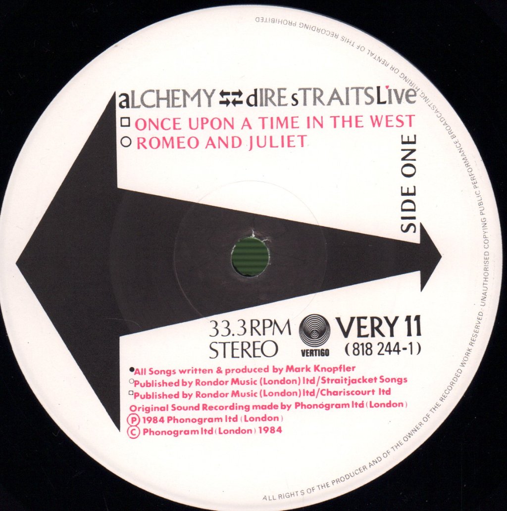 Dire Straits - Alchemy - Double Lp