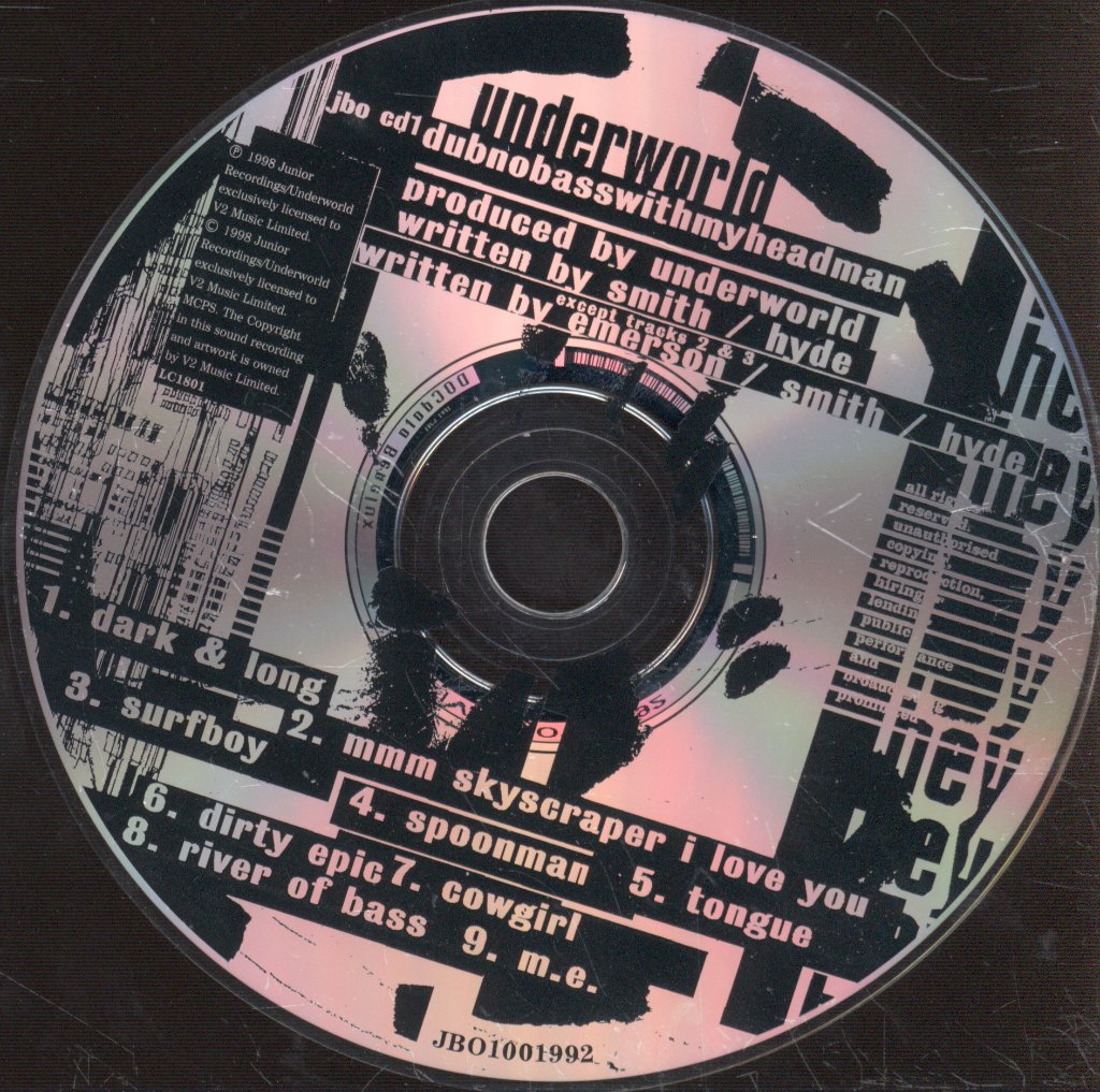 Underworld - Dubnobasswithmyheadman - Cd