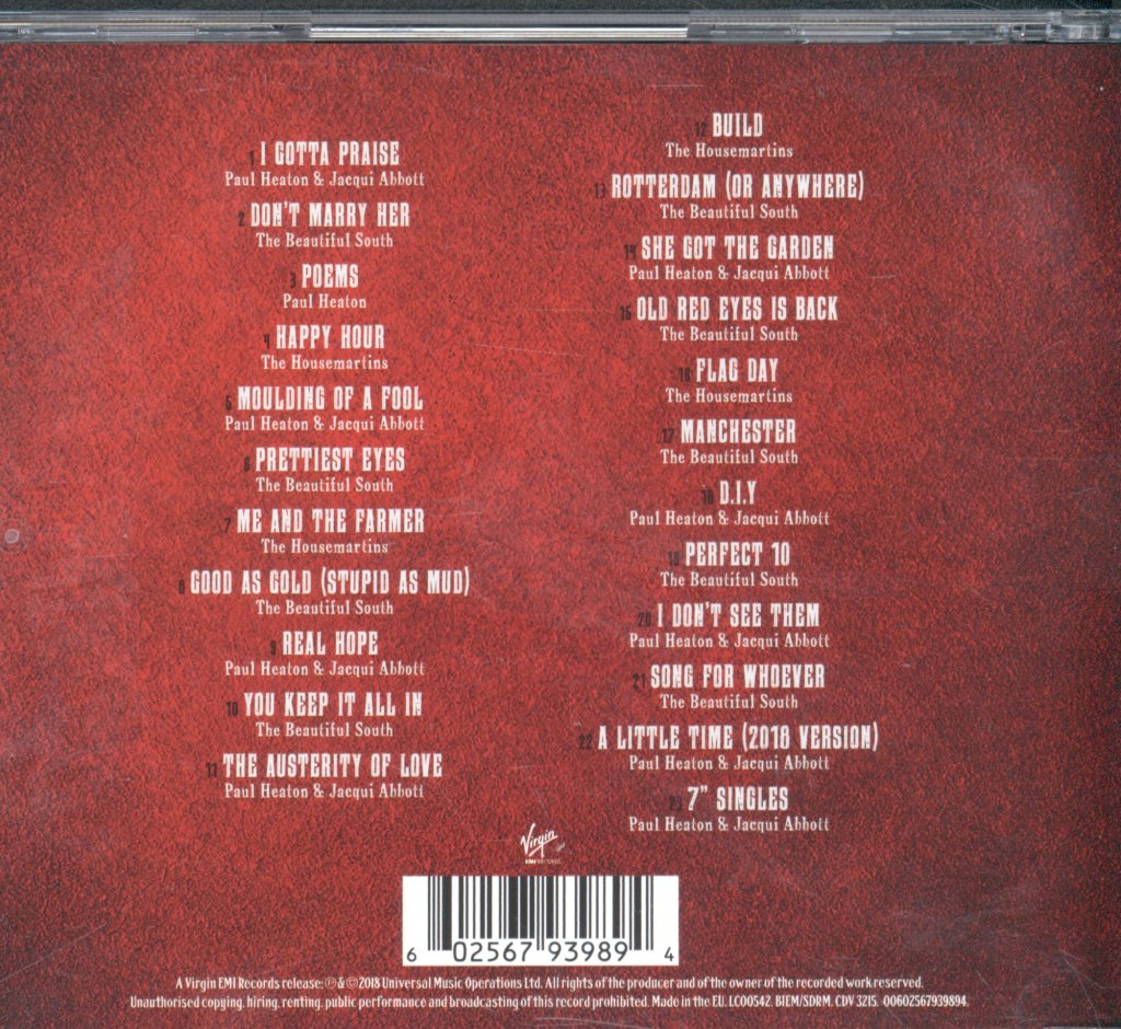 Paul Heaton - Last King Of Pop - Cd