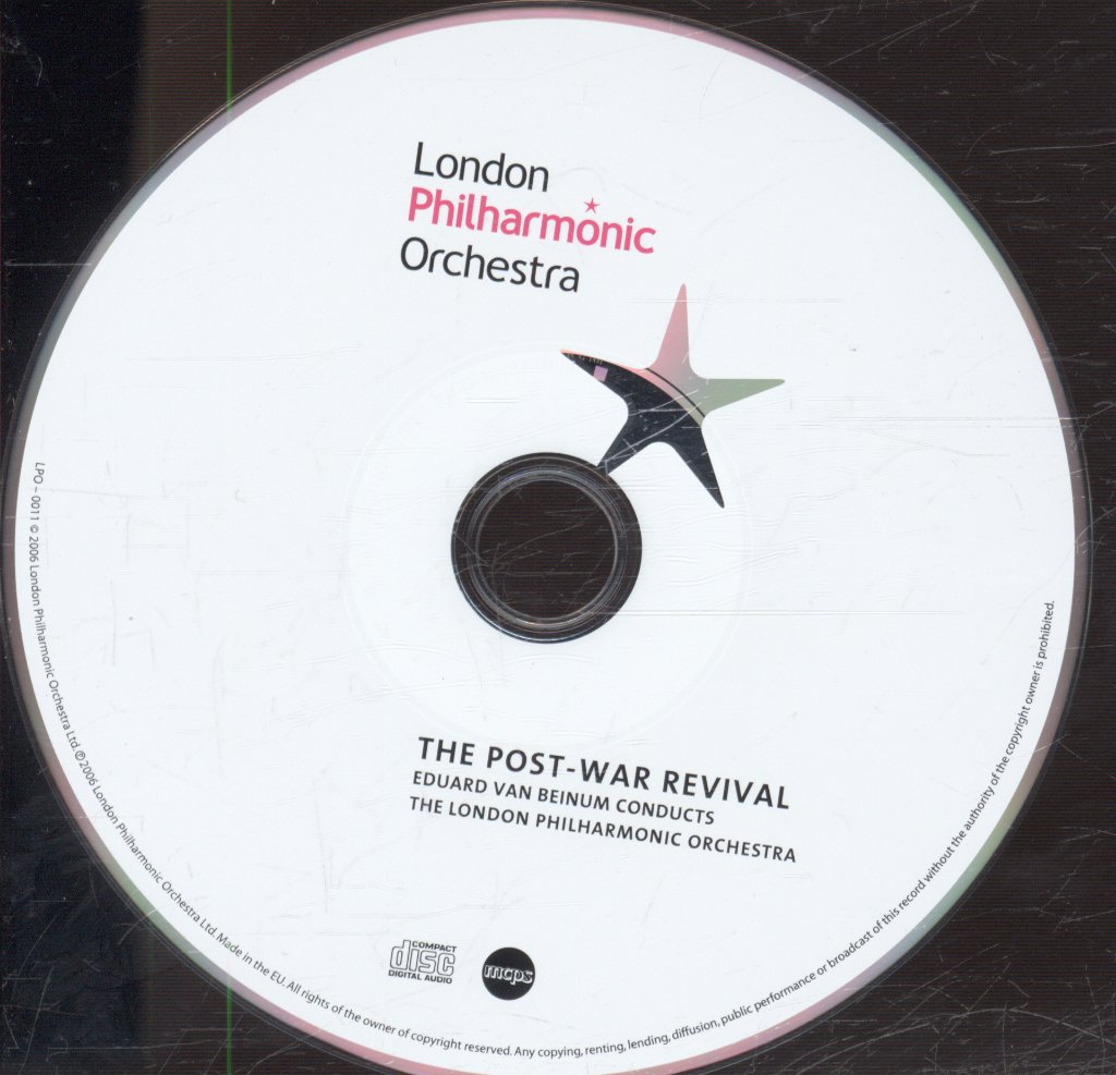 London Philharmonic Orchestra, Eduard Van Beinum - Post-War Revival - Cd