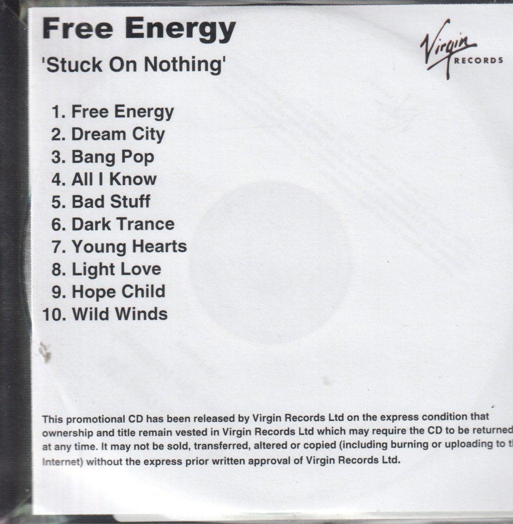 Free Energy - Stuck On Nothing - Cdr