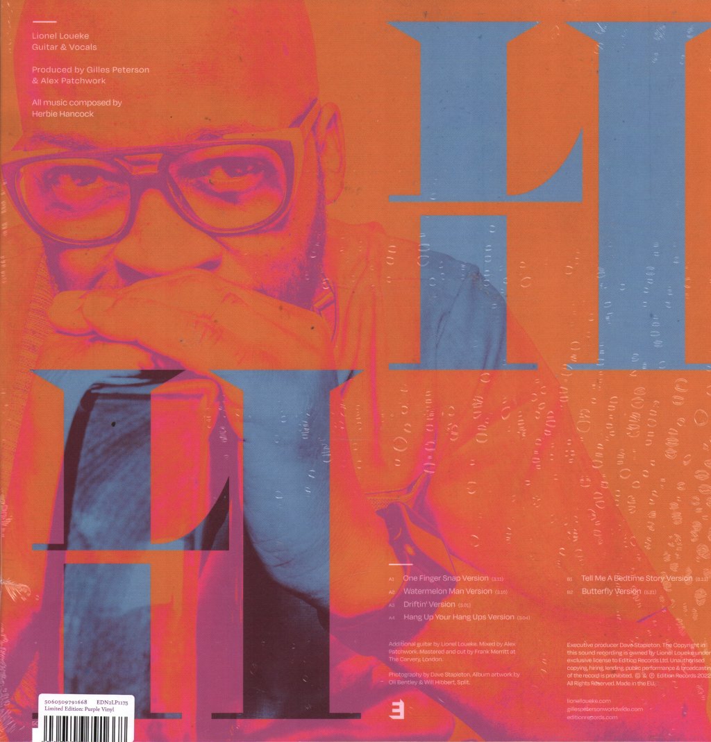 Lionel Loueke & Gilles Peterson - HH Re-Imagined - Lp