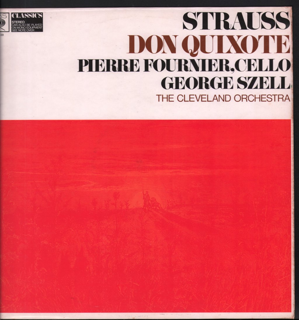 Pierre Fournier / George Szell / Cleveland Orchestra - Strauss - Don Quixote - Lp