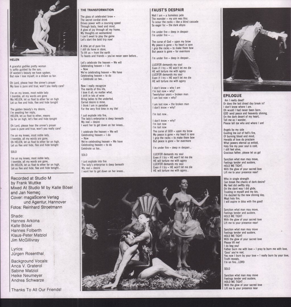 Shade - Faust The Rockballett - Lp