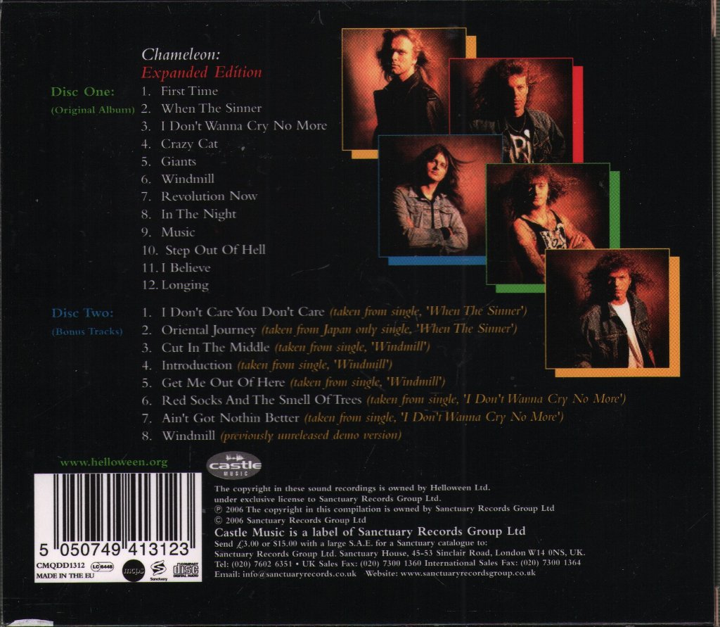 Helloween - Chameleon - Double Cd