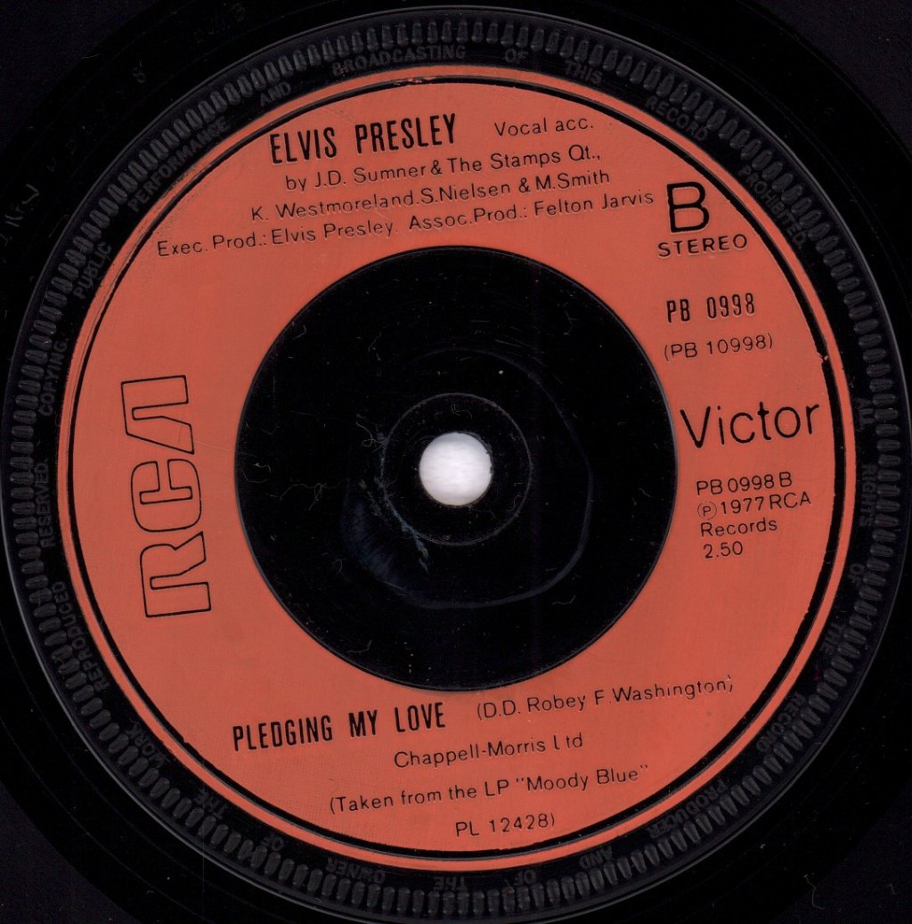 Elvis Presley - Way Down - 7 Inch