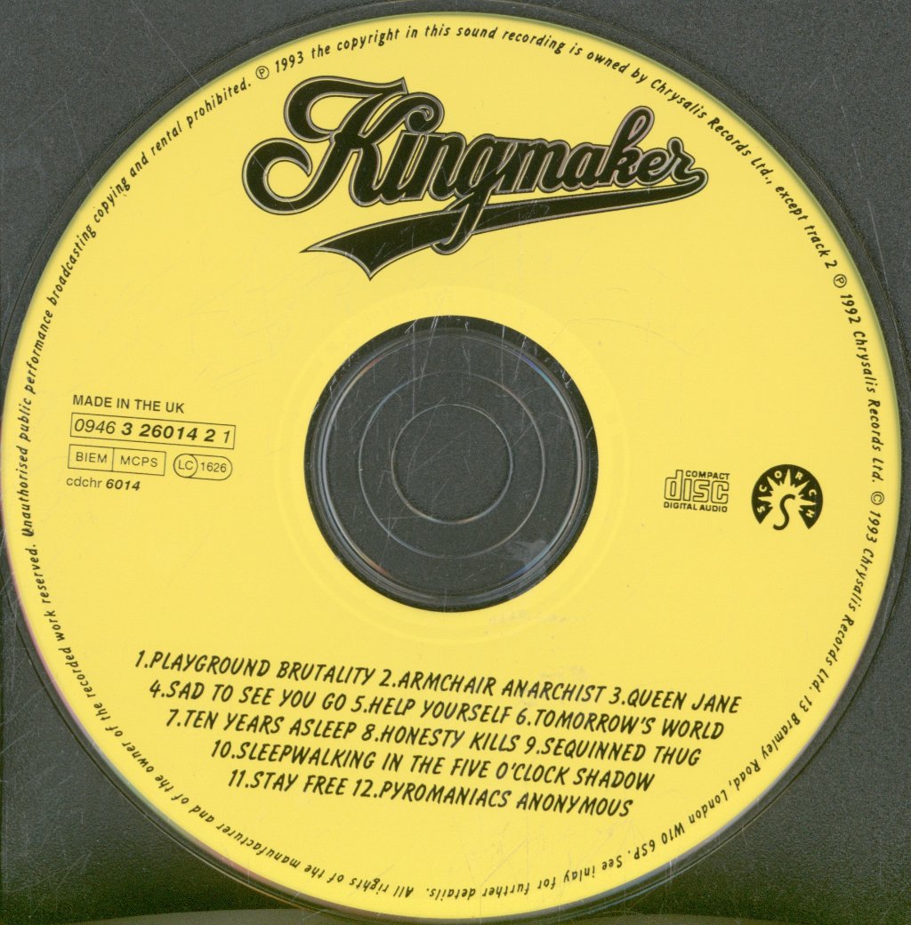 Kingmaker - Sleepwalking - Cd