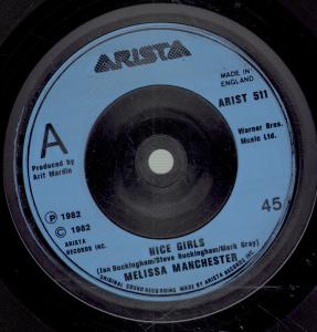 Melissa Manchester - Nice Girls - 7 Inch