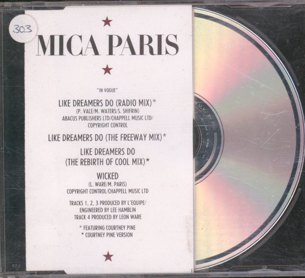 Mica Paris - Like Dreamers Do - Cd