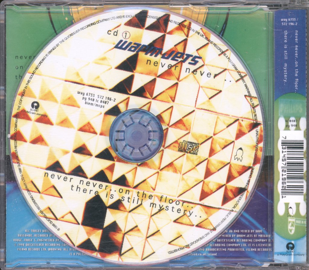 Warm Jets (Uk Indie Group) - Never Never - Cd