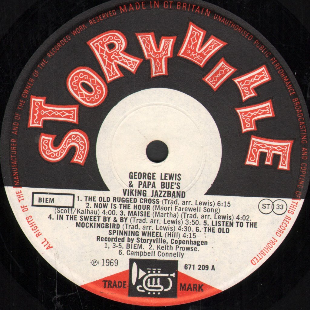 George Lewis And Papa Bue's Viking Jazzband - George Lewis And Papa Bue's Viking Jazzband - Lp