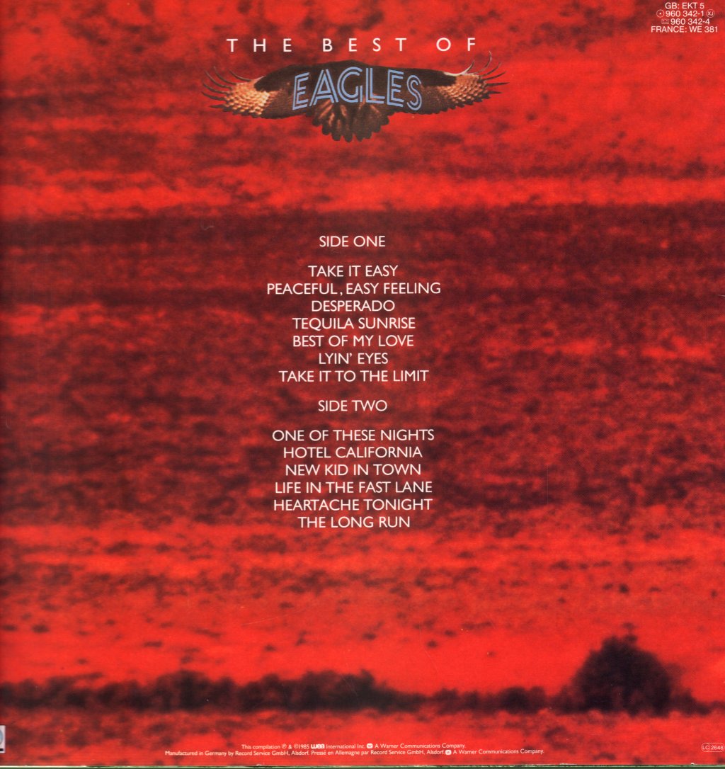 Eagles - Best Of - Lp