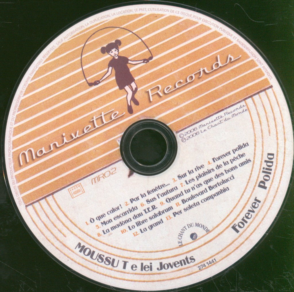 Moussu T E Lei Jovents - Forever Polida - Cd