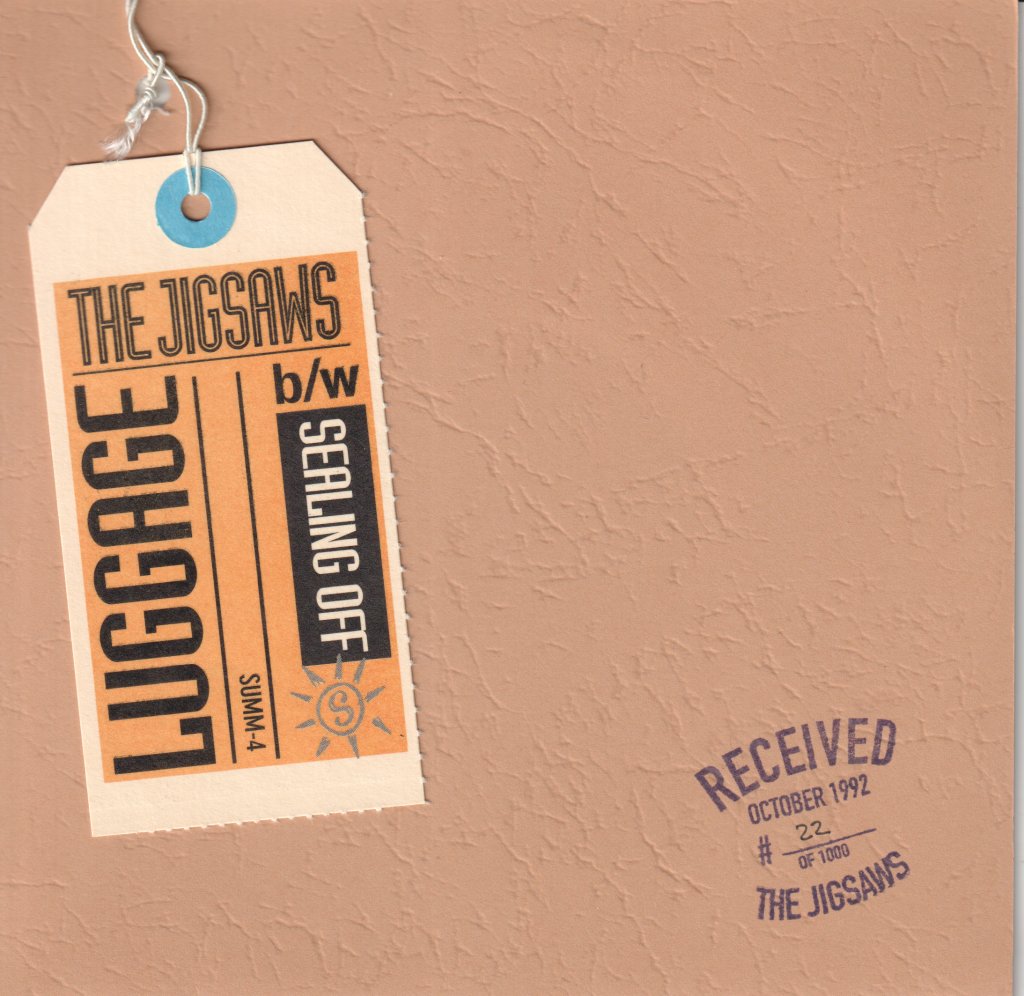 Jigsaws - Luggage b/w Sealing Off - 7 Inch