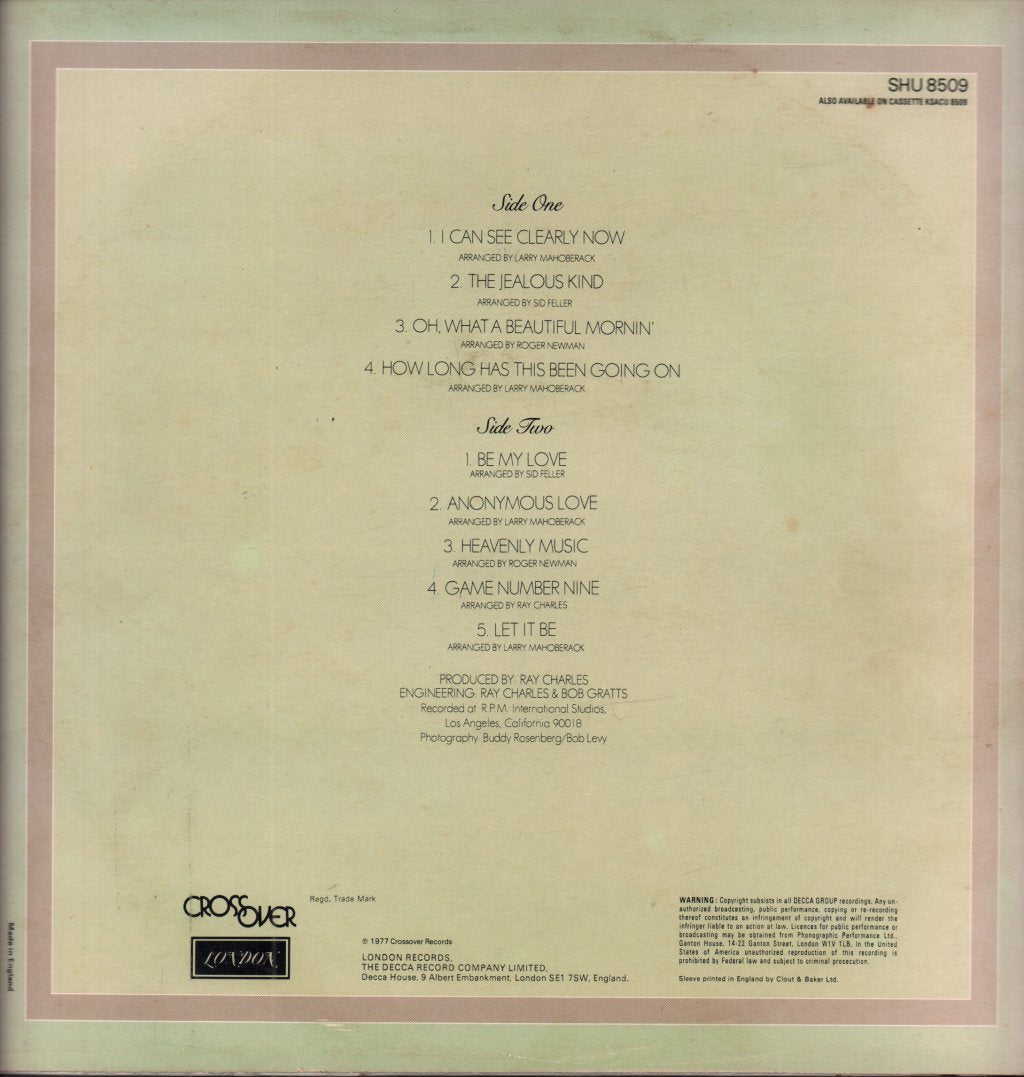 Ray Charles - True To Life - Lp