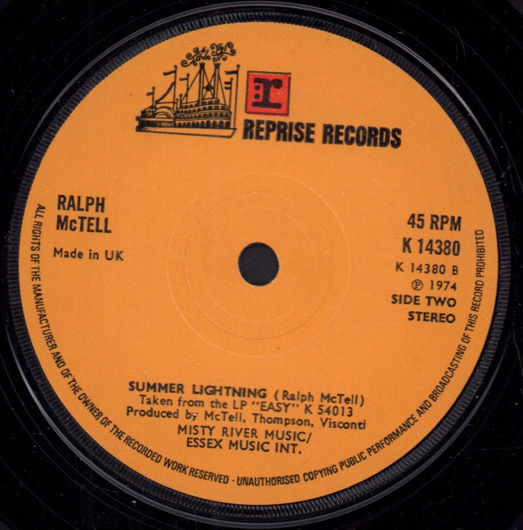 Ralph McTell - Streets Of London - 7 Inch