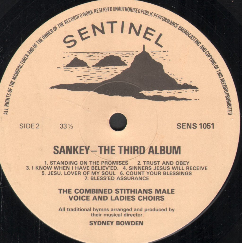 Combined Stithians Male Voice And Ladies Choirs - Sankey The Third Album - Lp