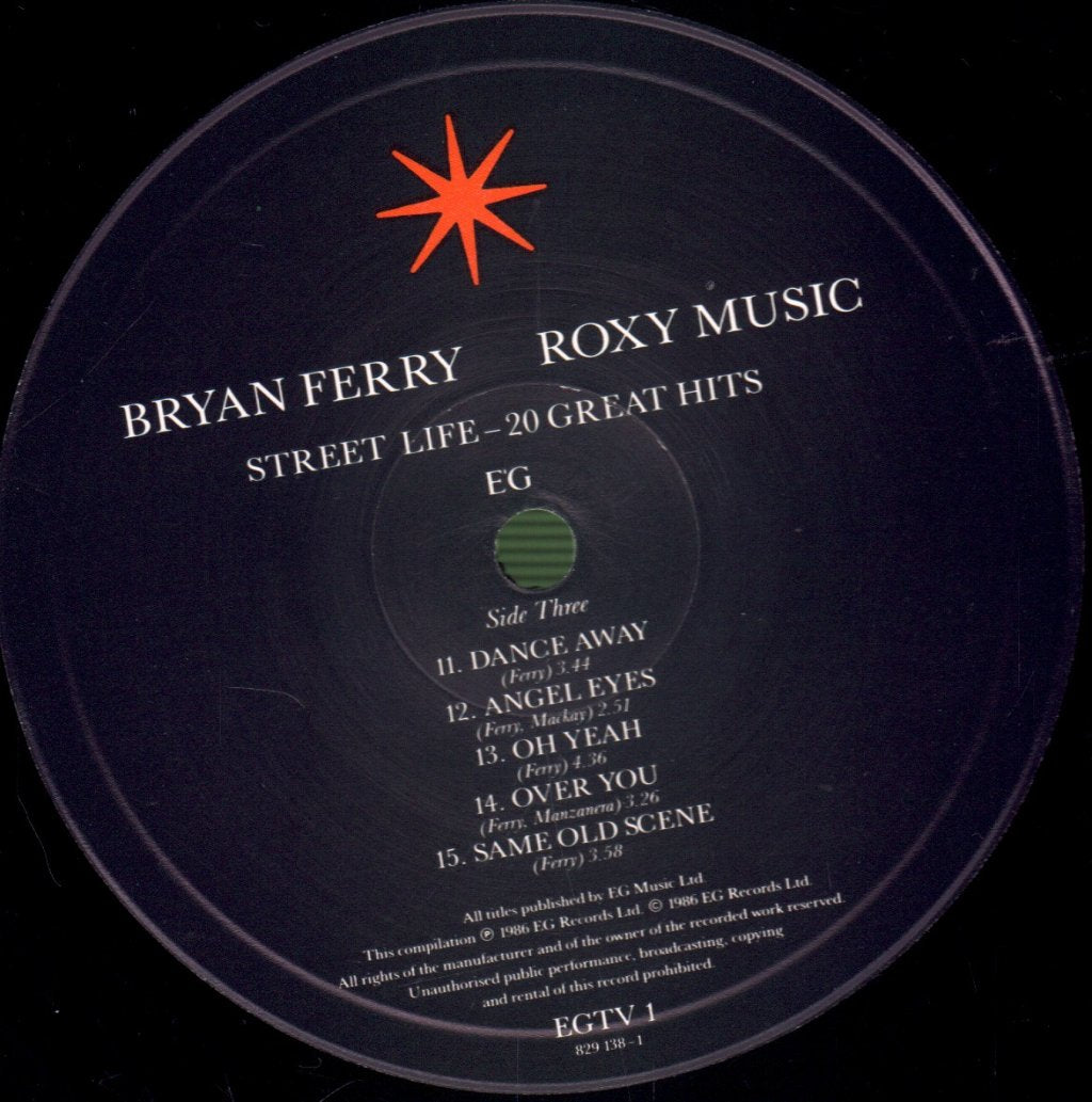 Bryan Ferry / Roxy Music - Street Life (20 Great Hits) - Double Lp