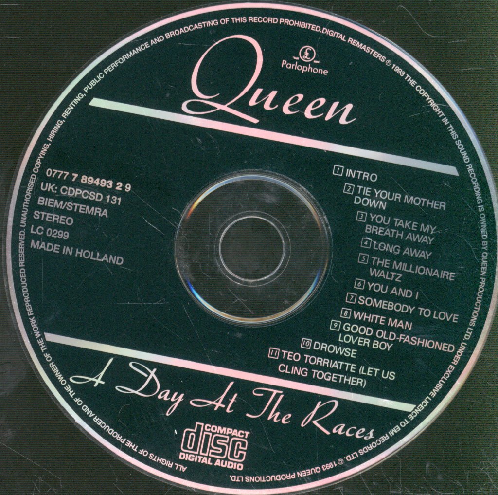 Queen - A Day At The Races - Cd