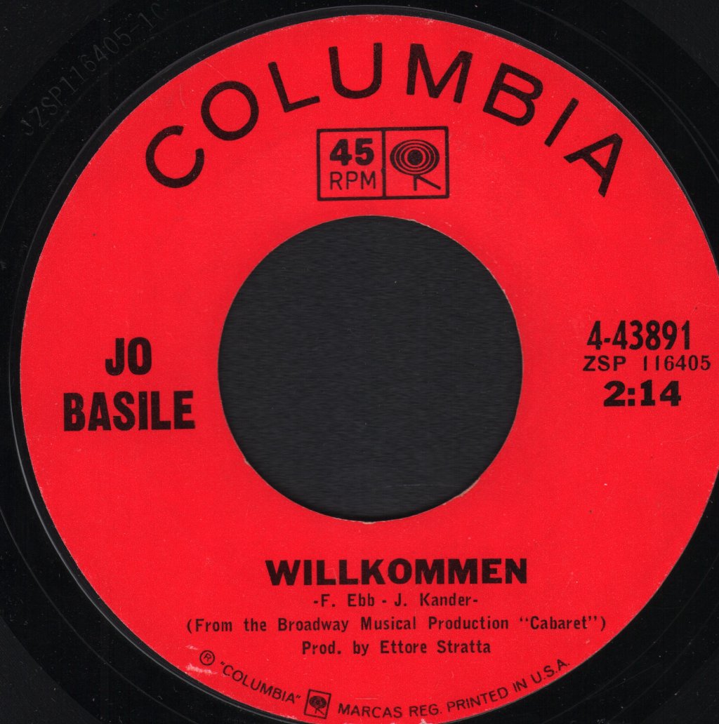 Jo Basile - Wilkommen / Pineapple - 7 Inch