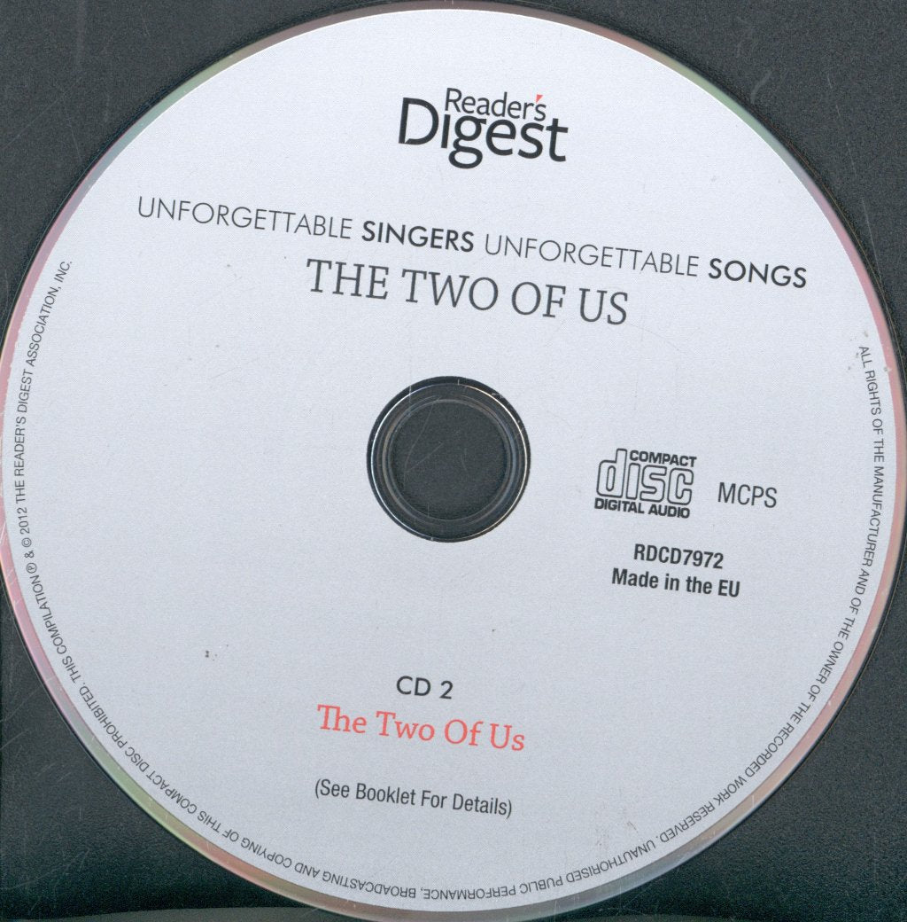 Various Artists - Unforgettable Singers Unforgettable Songs - The Two Of Us - Triple Cd