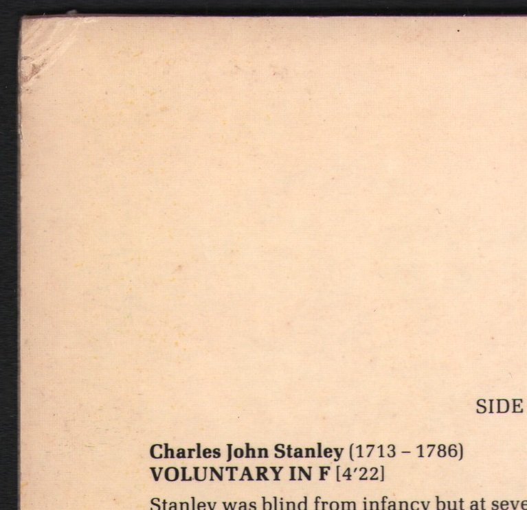 Jennifer Bate - Two Centuries Of British Organ Music - Lp