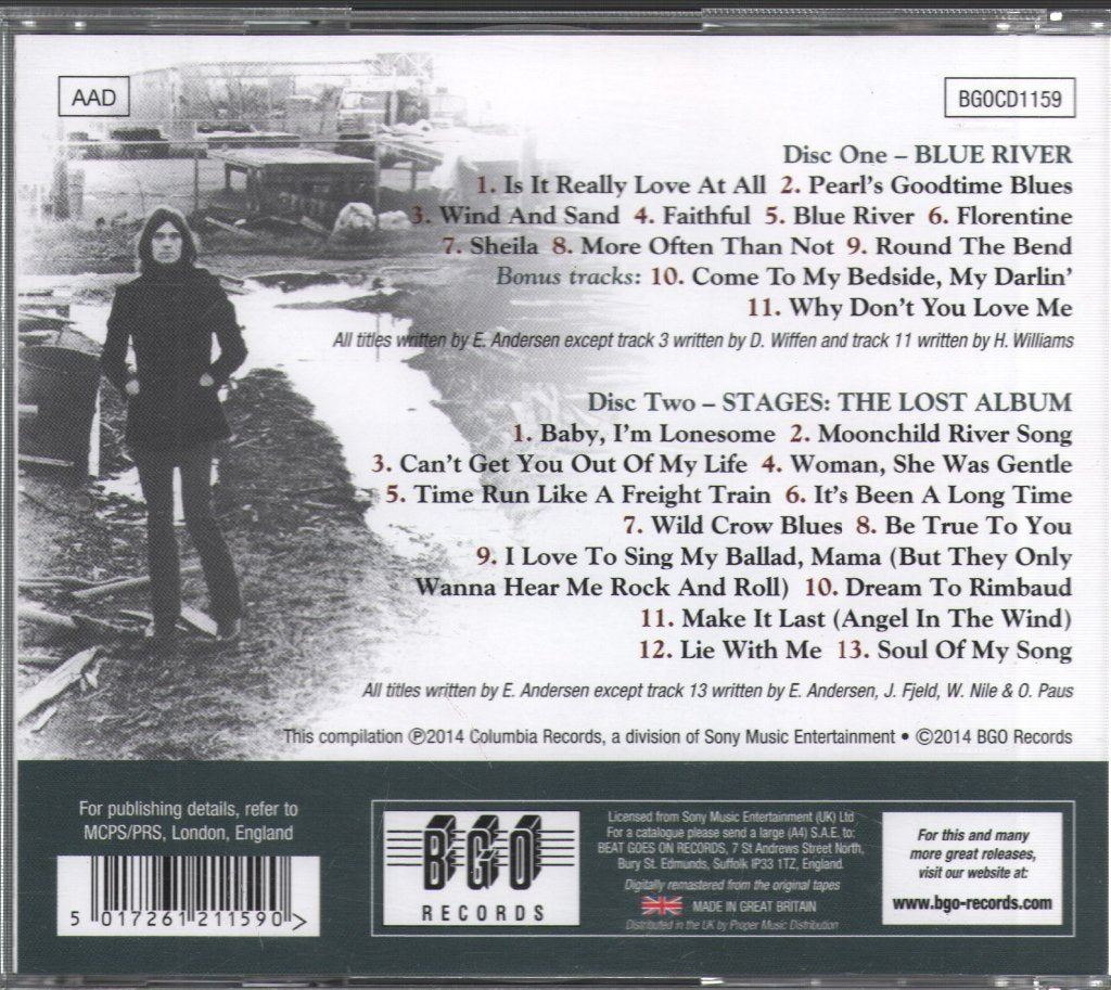 Eric Andersen - Blue River / Stages: The Lost Album - Double Cd