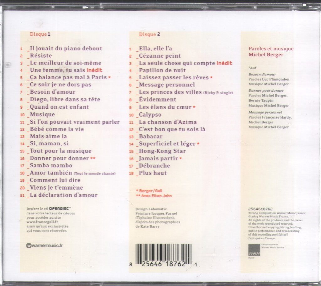 France Gall - Évidemment - Double Cd