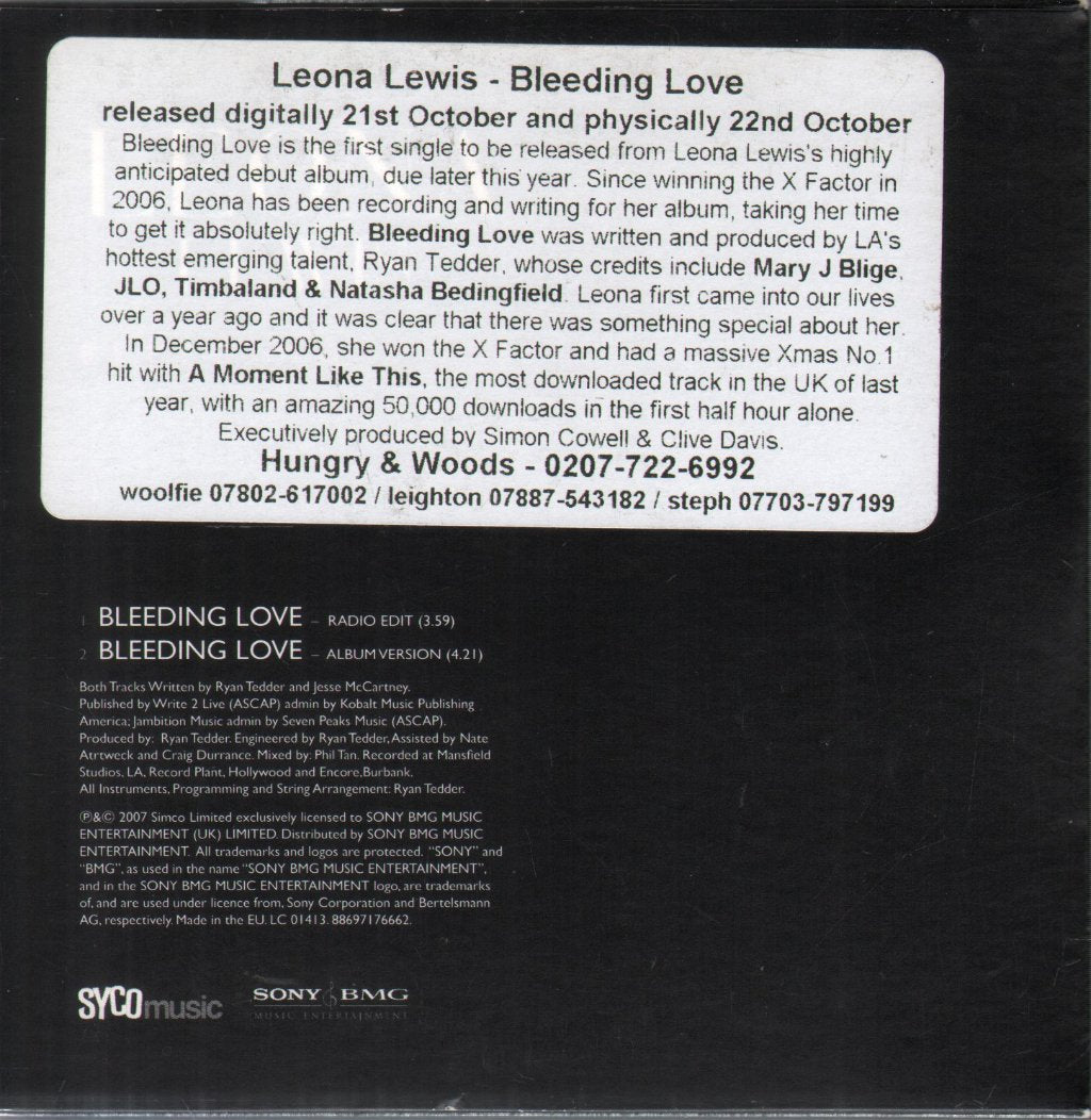 Leona Lewis - Bleeding Love - Cd