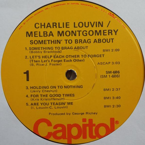 Charlie Louvin - Somethin' To Brag About - Lp