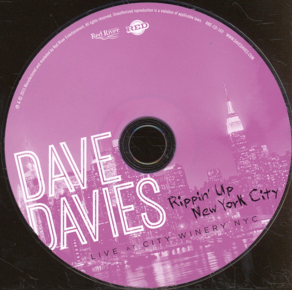 Dave Davies - Rippin' Up NYC - Live At City Winery NYC - Cd