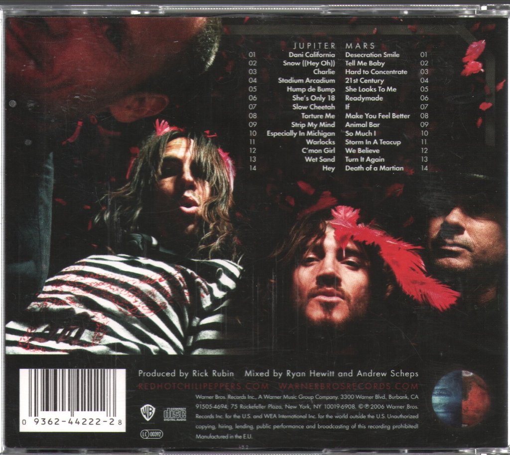 Red Hot Chili Peppers - Stadium Arcadium - Double Cd