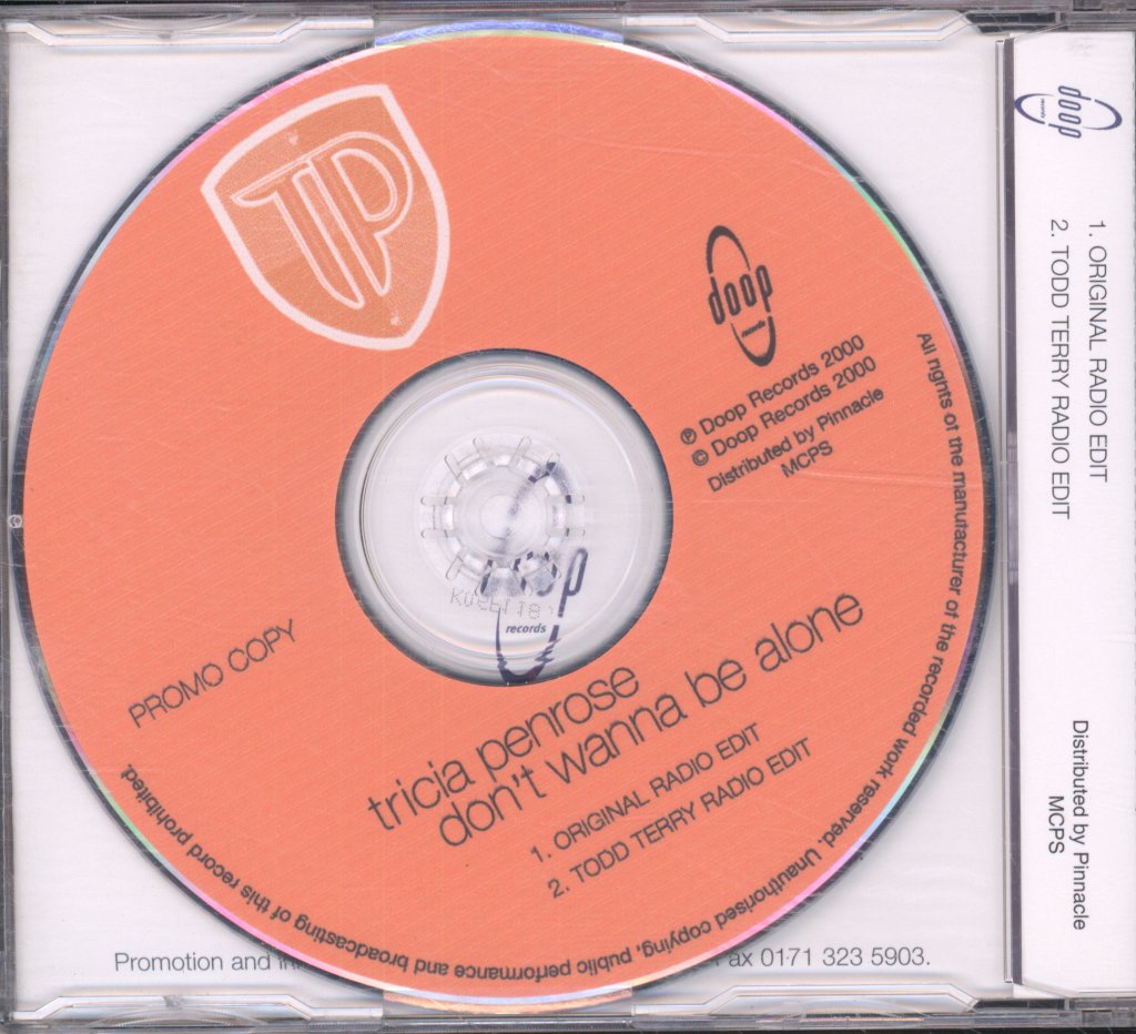 Tricia Penrose - Don't Wanna Be Alone - Cdr