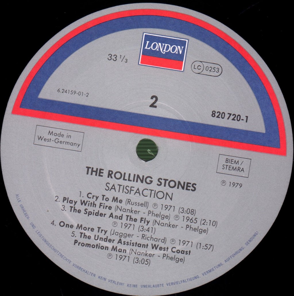Rolling Stones - Satisfaction - Lp