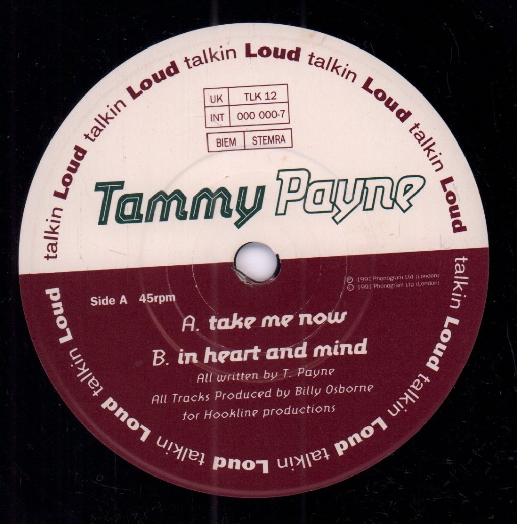 Tammy Payne - Take Me Now - 7 Inch