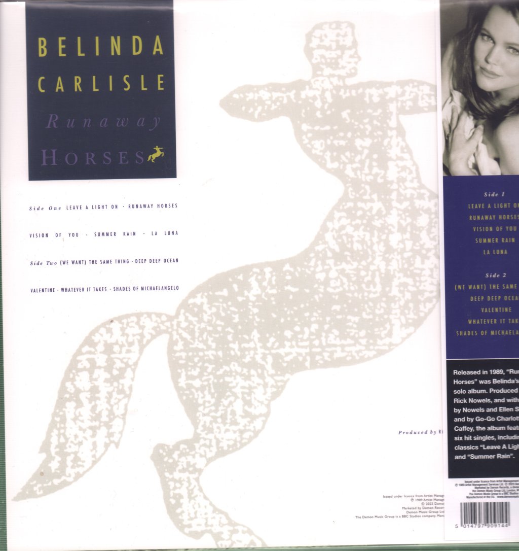 Belinda Carlisle - Runaway Horses - Lp