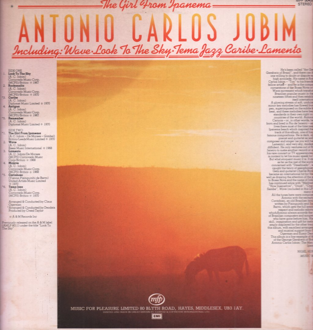 Antonio Carlos Jobim - Girl From Ipanema - Lp