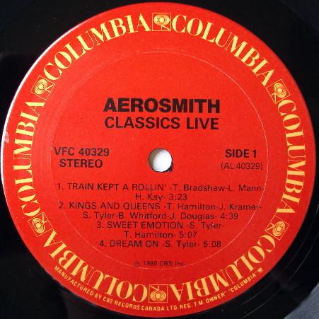 Aerosmith - Classics Live! - Lp