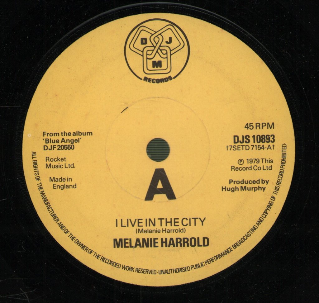 Melanie Harrold - I Live In The City - 7 Inch