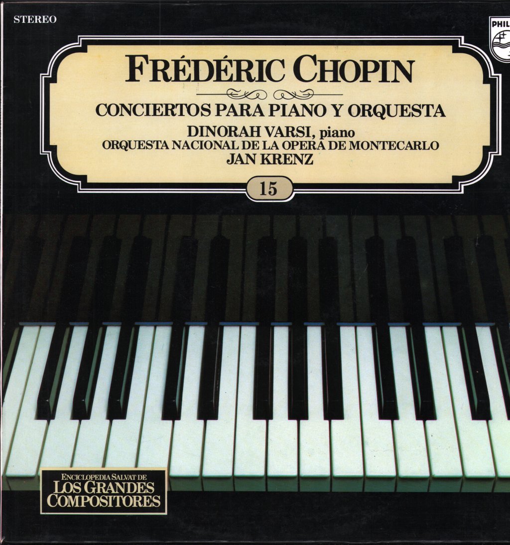 Dinorah Varsi / Jan Krenz / Orquesta Nacional De La Opera de Montecarlo - Frédéric Chopin - Conciertos Para Piano Y Orquesta - Lp