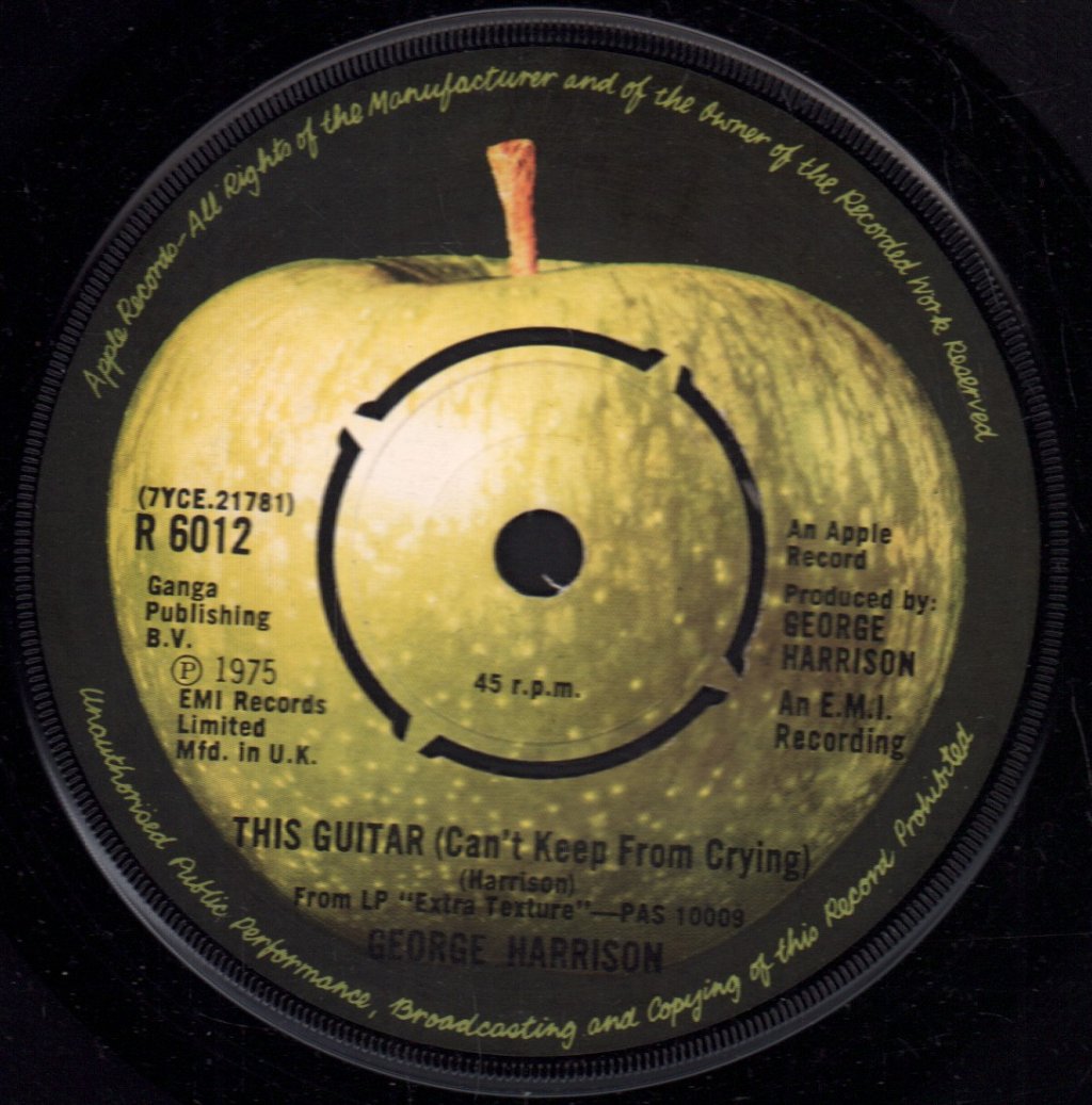 George Harrison - This Guitar - 7 Inch