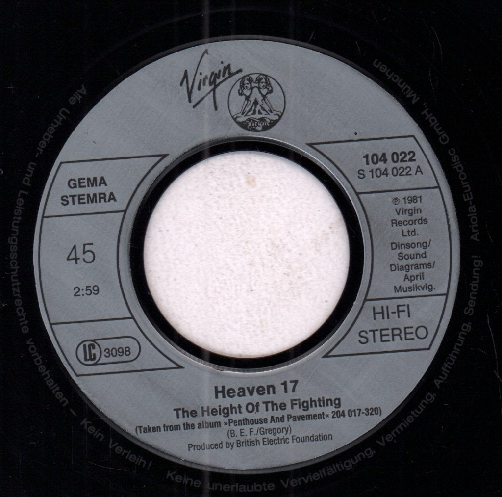 Heaven 17 - Height Of The Fighting - 7 Inch