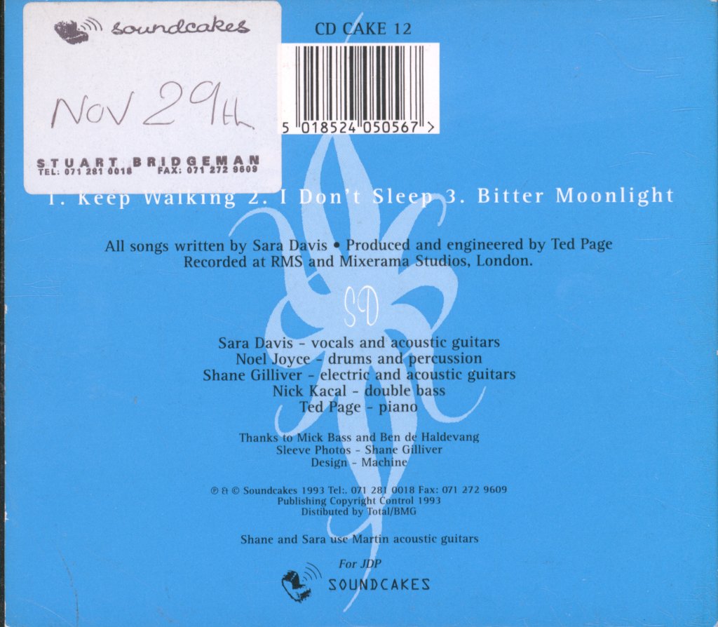 Sara Davis - Keep Walking - Cd