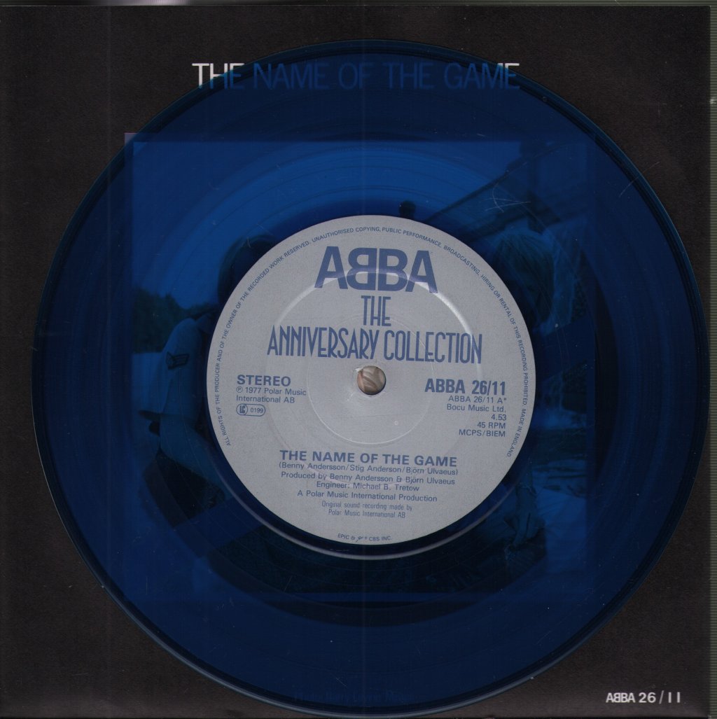 ABBA - Name Of The Game - 7 Inch