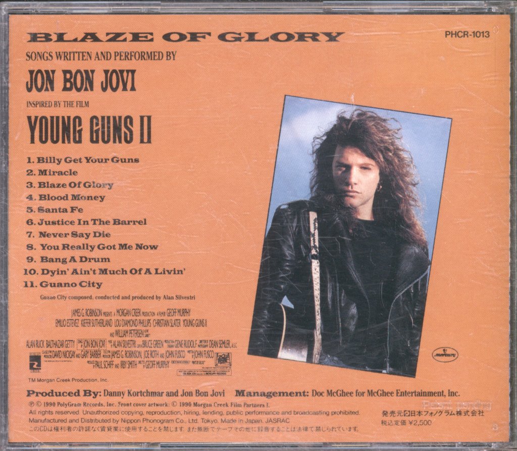 Jon Bon Jovi - Blaze Of Glory - Cd